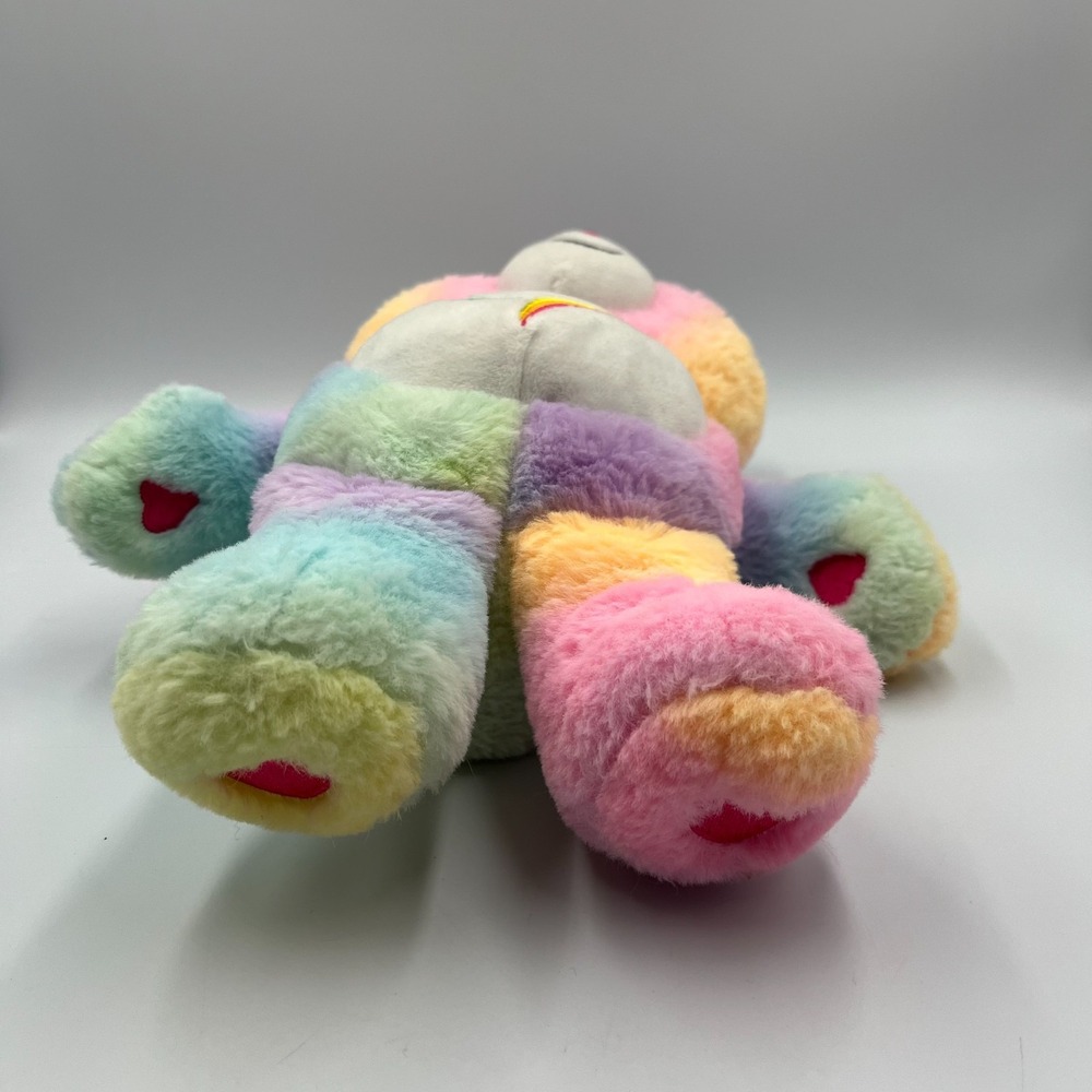 Care Bears Togetherness‎ Bear 14" Plush Doll Rainbow Tie Dye Heart 2021 Clean - Picture 5 of 10